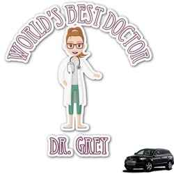 Doctor Avatar Graphic Car Decal (Personalized)
