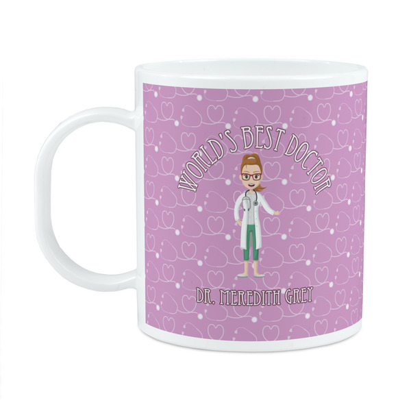 Custom Doctor Avatar Plastic Kids Mug (Personalized)