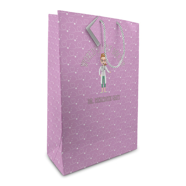 Custom Doctor Avatar Large Gift Bag (Personalized)