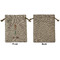 Doctor Avatar Medium Burlap Gift Bag - Front Approval