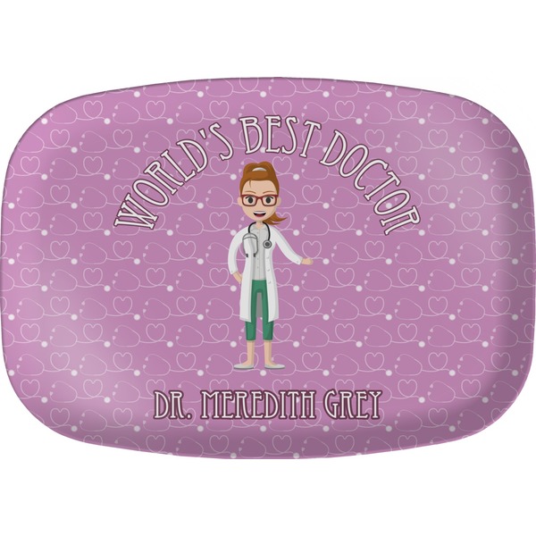 Custom Doctor Avatar Melamine Platter (Personalized)