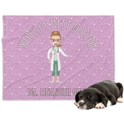 Doctor Avatar Dog Blanket - Large (Personalized)