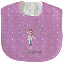 Doctor Avatar Velour Baby Bib w/ Name or Text