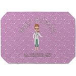 Doctor Avatar Dining Table Mat - Octagon (Single-Sided) w/ Name or Text