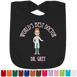 Doctor Avatar Cotton Baby Bib (Personalized)