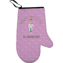 Doctor Avatar Right Oven Mitt (Personalized)