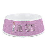 Doctor Avatar Plastic Dog Bowl (Personalized)