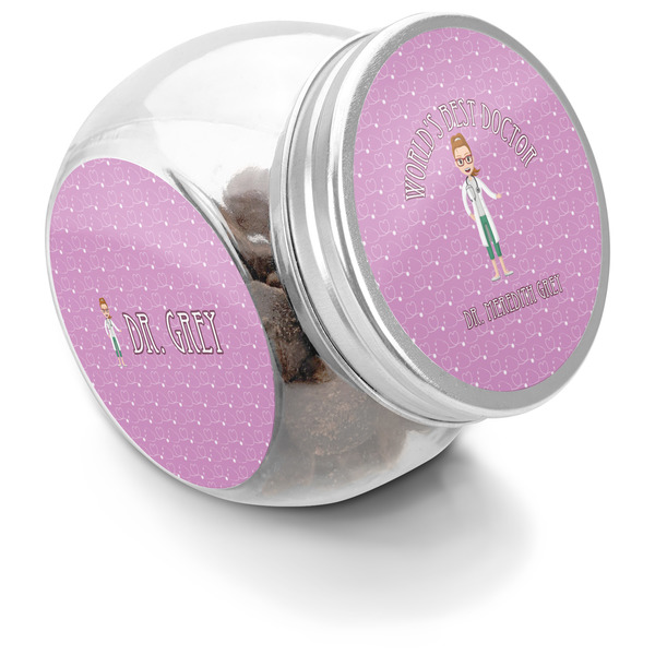 Custom Doctor Avatar Puppy Treat Jar (Personalized)