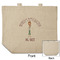 Doctor Avatar Reusable Cotton Grocery Bag - Front & Back View