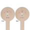 Doctor Avatar Wooden 6" Food Pick - Round - Double Sided - Front & Back