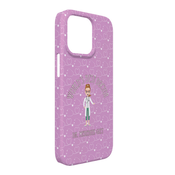 Custom Doctor Avatar iPhone Case - Plastic - iPhone 13 Pro Max (Personalized)