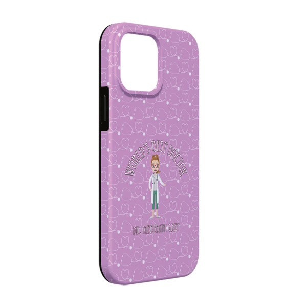 Custom Doctor Avatar iPhone Case - Rubber Lined - iPhone 13 Pro (Personalized)