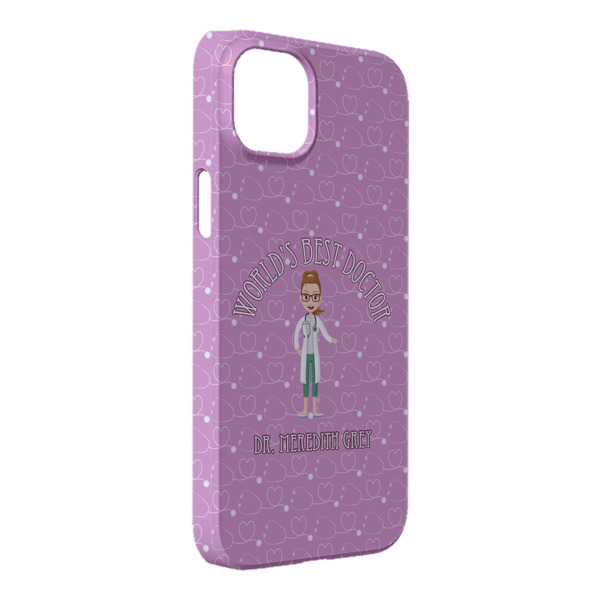 Custom Doctor Avatar iPhone Case - Plastic - iPhone 14 Plus (Personalized)