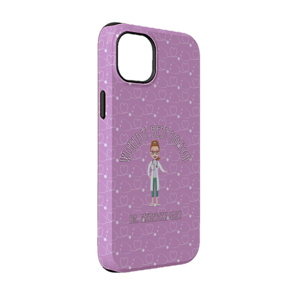 Custom Doctor Avatar iPhone Case - Rubber Lined - iPhone 14 (Personalized)