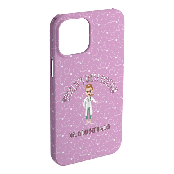 Custom Doctor Avatar iPhone Case - Plastic - iPhone 15 Plus (Personalized)