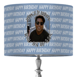 Photo Birthday 16" Drum Lamp Shade - Fabric