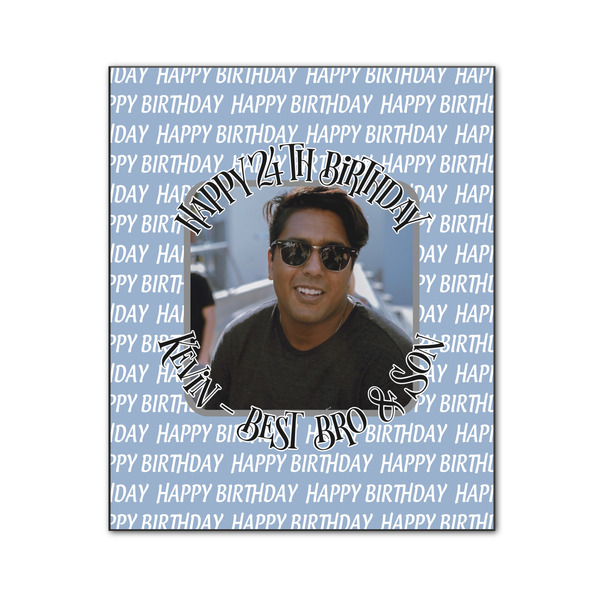 Custom Photo Birthday Wood Print - 20x24