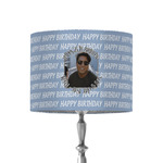 Photo Birthday 8" Drum Lamp Shade - Fabric