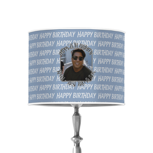 Custom Photo Birthday 8" Drum Lamp Shade - Poly-film