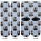 Photo Birthday Adult Crew Socks - Double Pair - Front and Back - Apvl