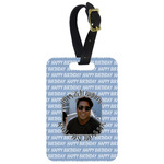 Photo Birthday Metal Luggage Tag