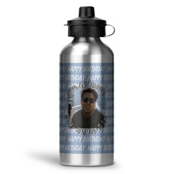 Photo Birthday Water Bottle - Aluminum - 20 oz (Personalized)