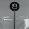 Photo Birthday Black Plastic 5.5" Stir Stick - Round - Main