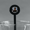 Photo Birthday Black Plastic 7" Stir Stick - Round - Main