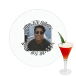 Photo Birthday Printed Drink Topper -  2.5"