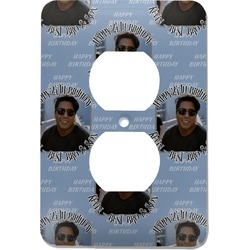 Photo Birthday Electric Outlet Plate (Personalized)