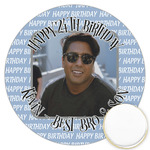 Photo Birthday Printed Cookie Topper - 3.25"