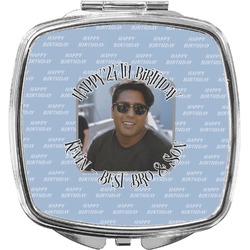 Photo Birthday Compact Makeup Mirror (Personalized)