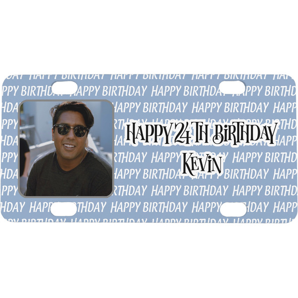 Custom Photo Birthday Mini/Bicycle License Plate