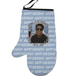 Photo Birthday Left Oven Mitt (Personalized)