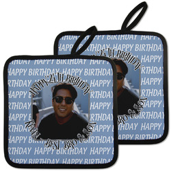 Photo Birthday Pot Holders - Set of 2