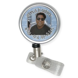 Custom Badge Reel Personalized with Photo and The Saying Woody