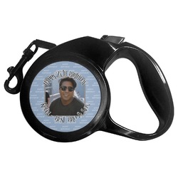 Photo Birthday Retractable Dog Leash - Large (Personalized)