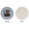 Photo Birthday Round Linen Placemats - APPROVAL (single sided)