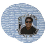 Photo Birthday Round Paper Coasters