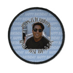 Photo Birthday Iron On Round Patch