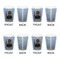 Photo Birthday Shot Glass - White - Set of 4 - APPROVAL