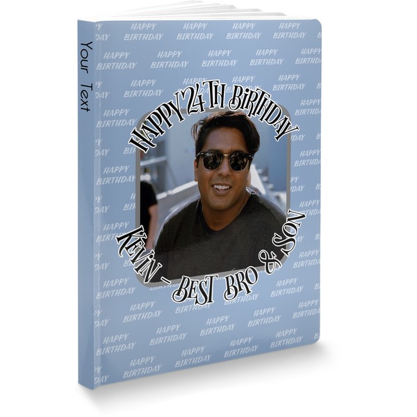 Custom Photo Birthday Softbound Notebook (Personalized)