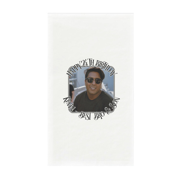 Custom Photo Birthday Guest Towels - Full Color - Standard