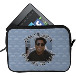 Photo Birthday Tablet Case / Sleeve - Small (Personalized)