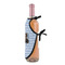 Photo Birthday Wine Bottle Apron - DETAIL WITH CLIP ON NECK