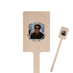 Photo Birthday Rectangle Wooden Stir Sticks