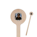 Photo Birthday 6" Round Wooden Stir Sticks - Double Sided