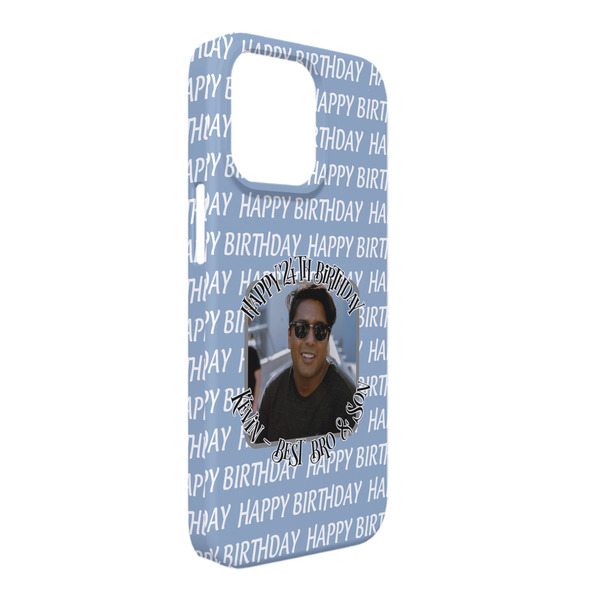 Custom Photo Birthday iPhone Case - Plastic - iPhone 13 Pro Max