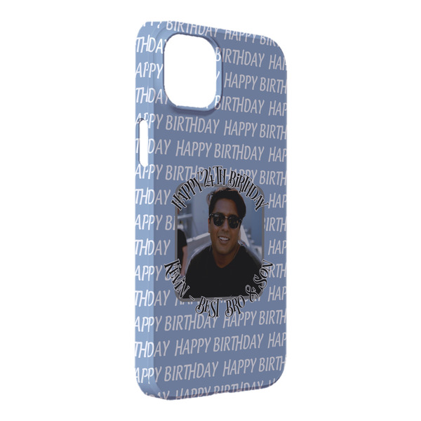 Custom Photo Birthday iPhone Case - Plastic - iPhone 14 Plus