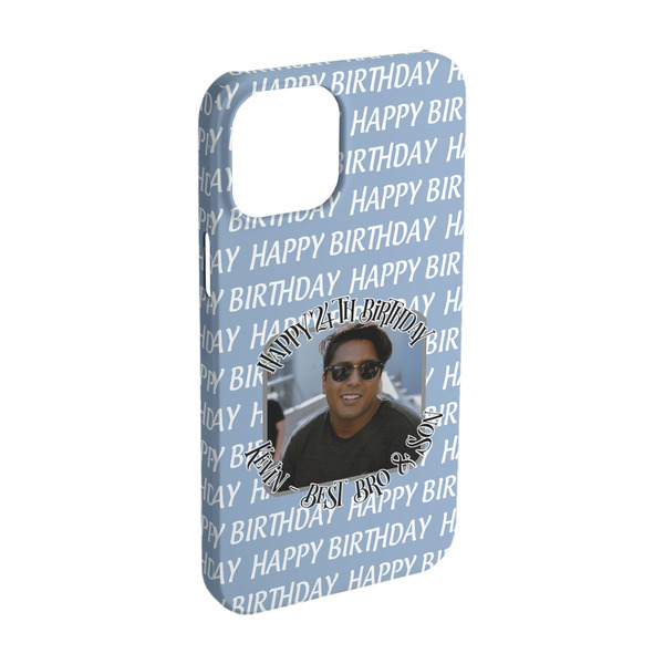 Custom Photo Birthday iPhone Case - Plastic - iPhone 15